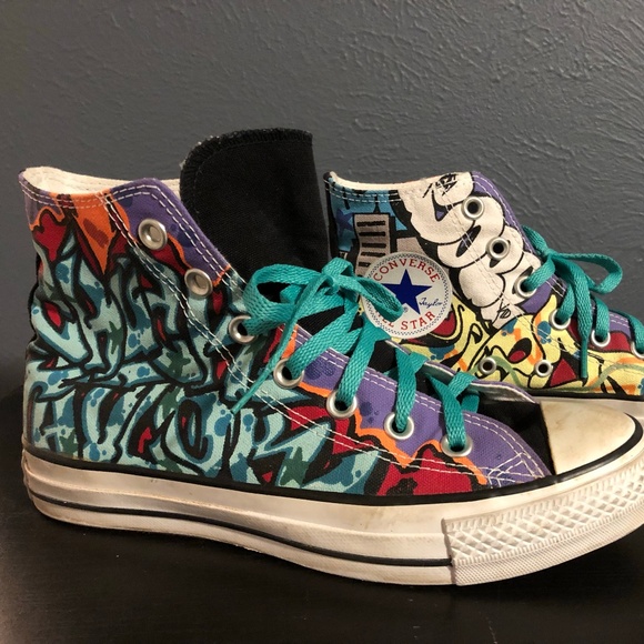 converse graffiti high top